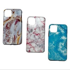 Burga - iPhone 11 Pro Max - 3 Covers with “Tough” inner silicone protection!